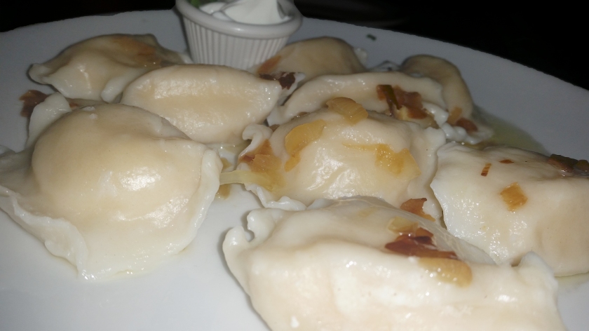 The best pierogies in New Jersey, marching towards your mouth